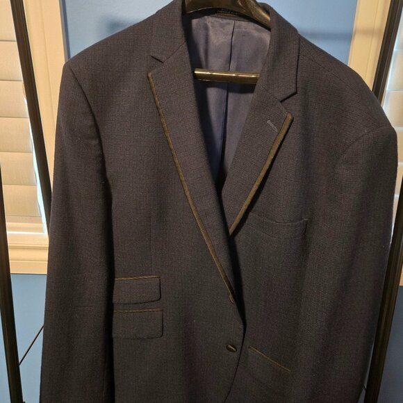 Blazer Navy Blue 98% wool 48R - Picture 1 of 2